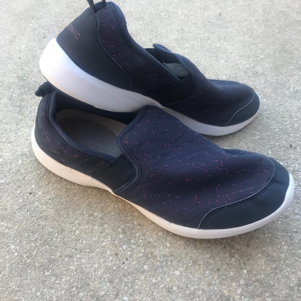 Vionic Women's Sky Roza Slip-on Sneakers, Navy, Size 12